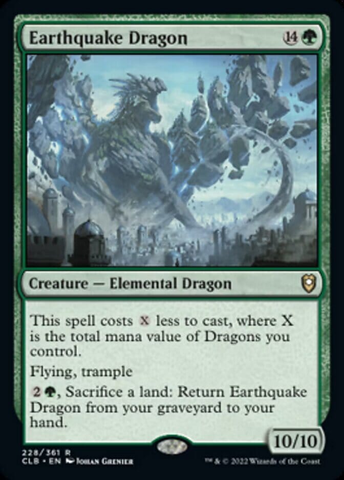 Earthquake Dragon [Commander Legends: Battle for Baldur's Gate] MTG Single Magic: The Gathering  | Multizone: Comics And Games