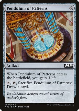 Pendulum of Patterns [Core Set 2019] MTG Single Magic: The Gathering  | Multizone: Comics And Games