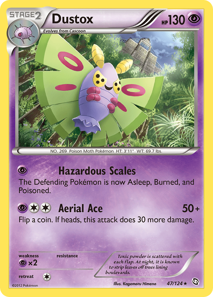 Dustox (47/124) [Black & White: Dragons Exalted] Pokemon Single Pokémon  | Multizone: Comics And Games