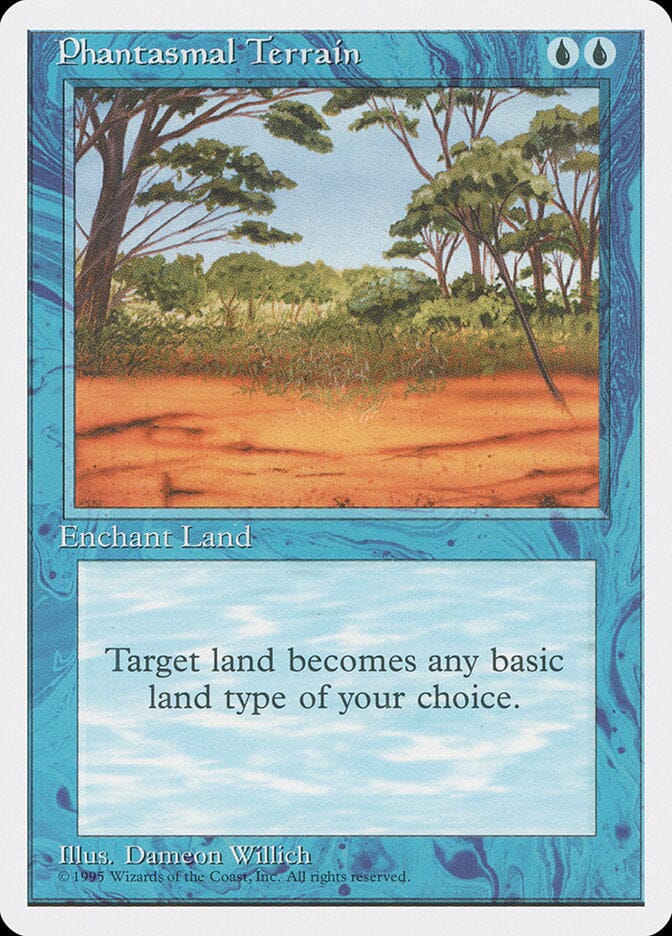 Phantasmal Terrain [Fourth Edition] MTG Single Magic: The Gathering  | Multizone: Comics And Games