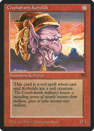 Crookshank Kobolds [Legends] MTG Single Magic: The Gathering  | Multizone: Comics And Games