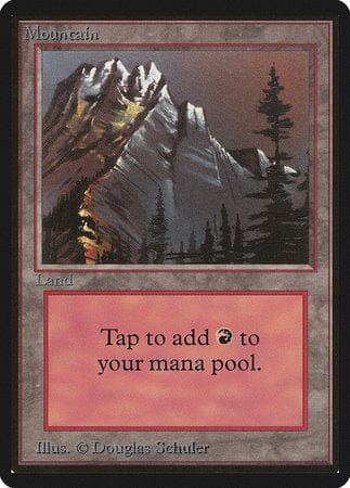 Mountain (A) [Limited Edition Beta] MTG Single Magic: The Gathering  | Multizone: Comics And Games