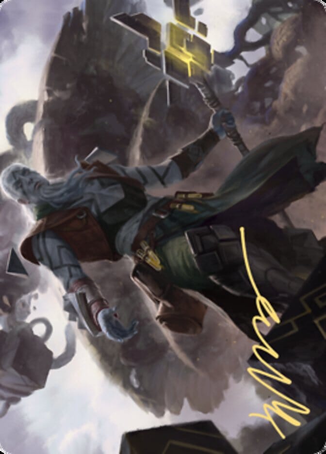 Orah, Skyclave Hierophant Art Card (Gold-Stamped Signature) [Zendikar Rising Art Series] MTG Single Magic: The Gathering  | Multizone: Comics And Games