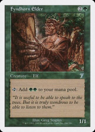 Fyndhorn Elder [Seventh Edition] MTG Single Magic: The Gathering  | Multizone: Comics And Games