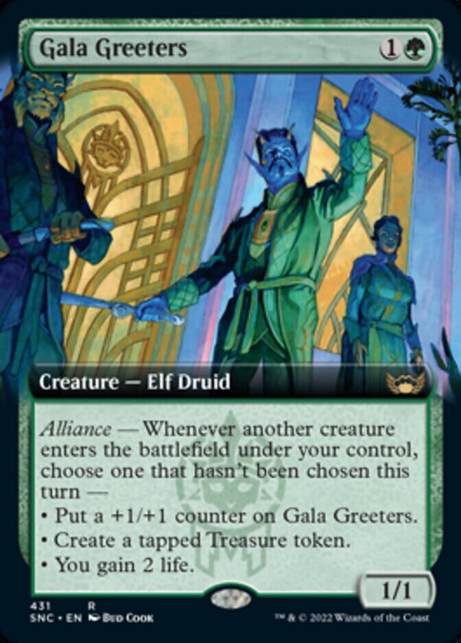 Gala Greeters (Extended Art) [Streets of New Capenna] MTG Single Magic: The Gathering  | Multizone: Comics And Games