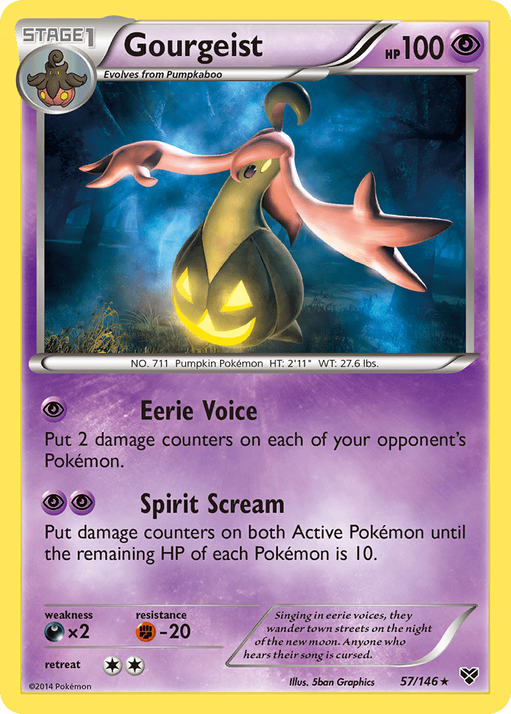 Gourgeist (57/146) [XY: Base Set] Pokemon Single Pokémon  | Multizone: Comics And Games