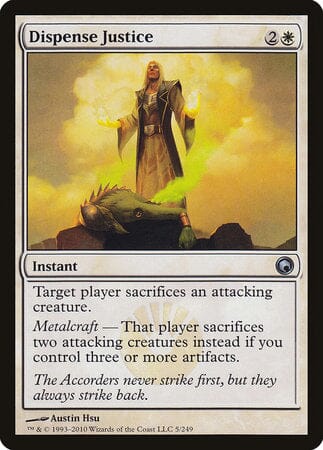Dispense Justice [Scars of Mirrodin] MTG Single Magic: The Gathering  | Multizone: Comics And Games