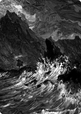 Island Art Card [Innistrad: Midnight Hunt Art Series] MTG Single Magic: The Gathering  | Multizone: Comics And Games