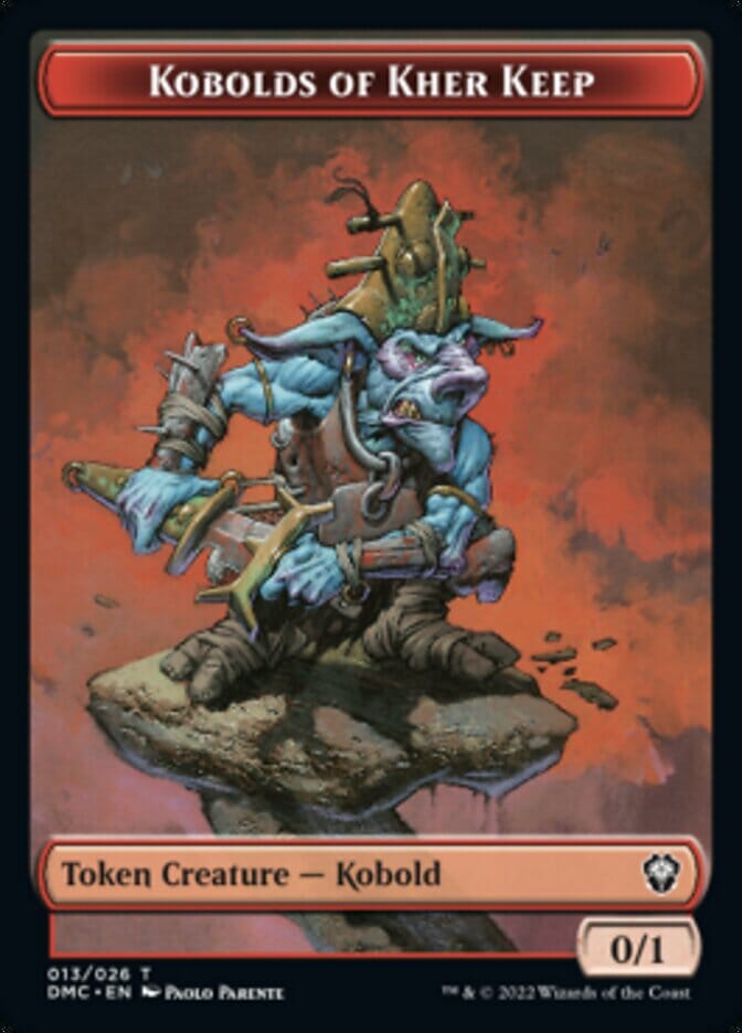 Saproling // Kobolds of Kher Keep Double-sided Token [Dominaria United Tokens] MTG Single Magic: The Gathering  | Multizone: Comics And Games