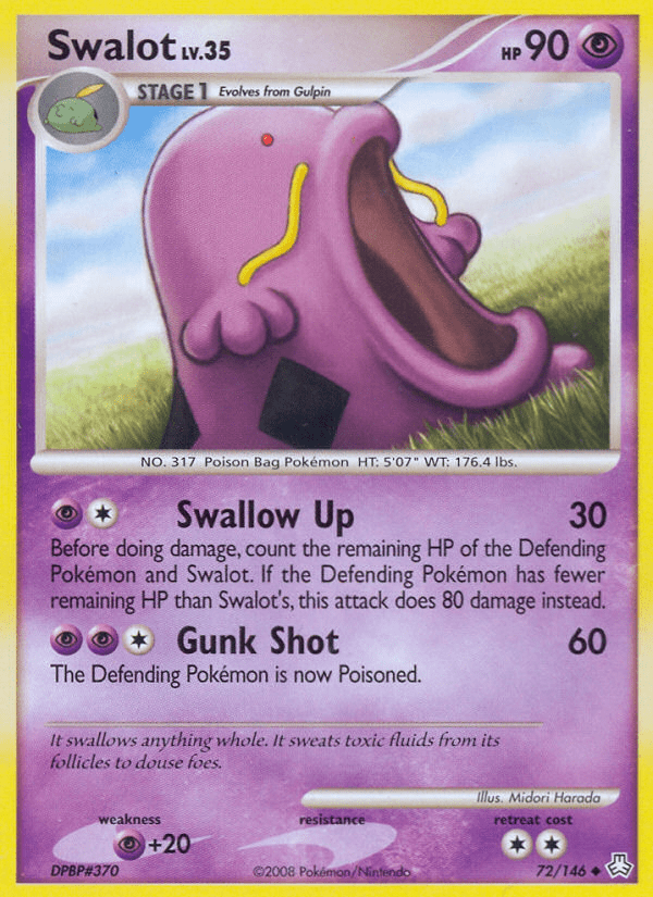 Swalot (72/146) [Diamond & Pearl: Legends Awakened] Pokemon Single Pokémon  | Multizone: Comics And Games