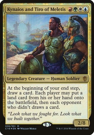 Kynaios and Tiro of Meletis (Commander 2016) [Commander 2016 Oversized] MTG Single Magic: The Gathering  | Multizone: Comics And Games