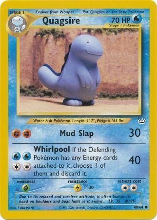 Quagsire (48/64) [Neo Revelation Unlimited] Pokemon Single Pokémon  | Multizone: Comics And Games