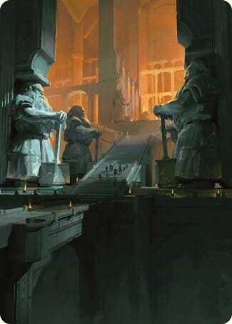 Mines of Moria Art Card [The Lord of the Rings: Tales of Middle-earth Art Series] MTG Single Magic: The Gathering  | Multizone: Comics And Games
