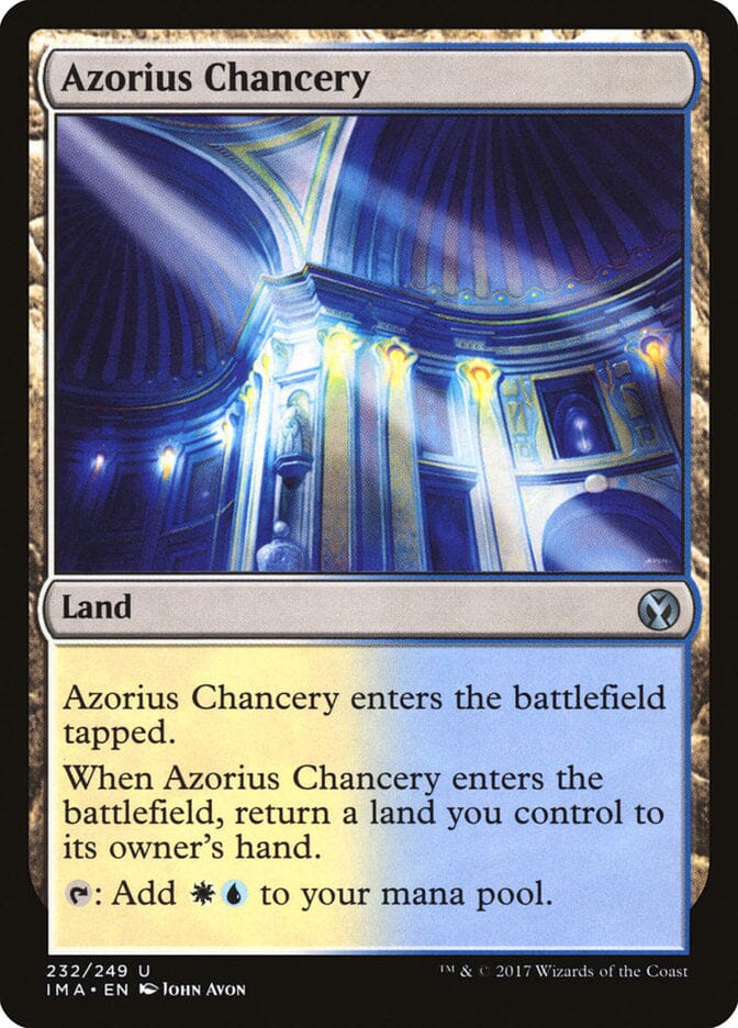Azorius Chancery [Iconic Masters] MTG Single Magic: The Gathering  | Multizone: Comics And Games