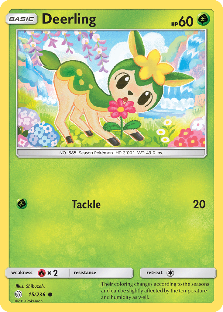 Deerling (15/236) [Sun & Moon: Cosmic Eclipse] Pokemon Single Pokémon  | Multizone: Comics And Games