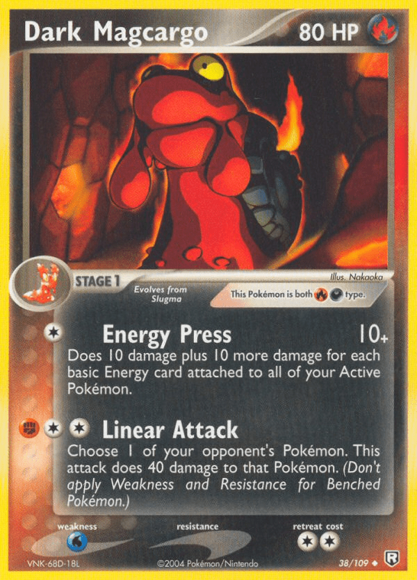 Dark Magcargo (38/109) [EX: Team Rocket Returns] Pokemon Single Pokémon  | Multizone: Comics And Games