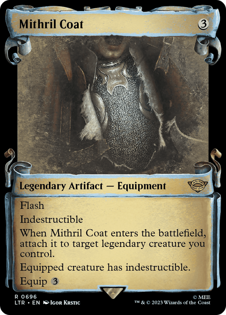 Mithril Coat [The Lord of the Rings: Tales of Middle-Earth Showcase Scrolls] MTG Single Magic: The Gathering  | Multizone: Comics And Games