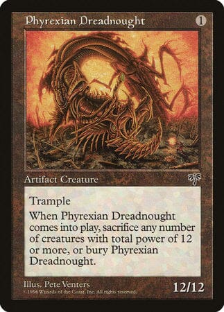 Phyrexian Dreadnought [Mirage] MTG Single Magic: The Gathering  | Multizone: Comics And Games