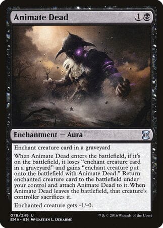 Animate Dead [Eternal Masters] MTG Single Magic: The Gathering  | Multizone: Comics And Games