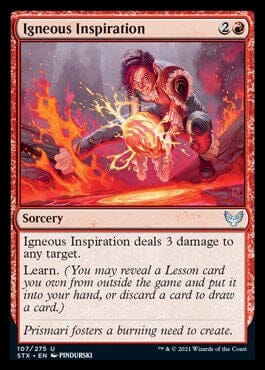 Igneous Inspiration [Strixhaven: School of Mages] MTG Single Magic: The Gathering  | Multizone: Comics And Games