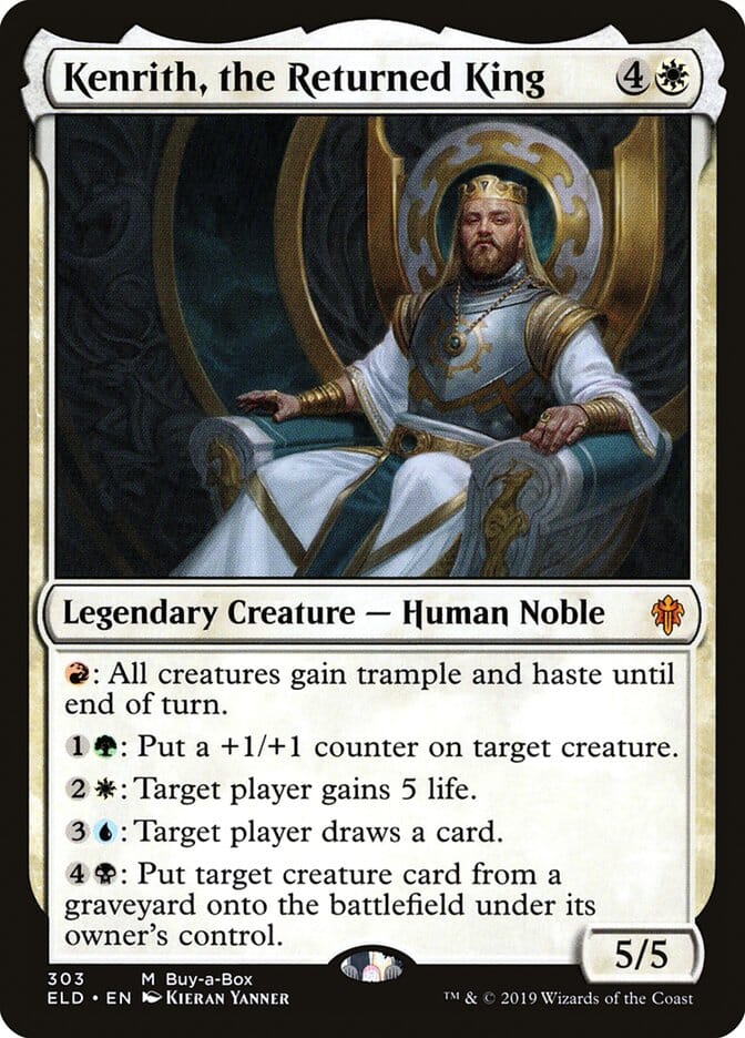 Kenrith, the Returned King [Throne of Eldraine] MTG Single Magic: The Gathering  | Multizone: Comics And Games