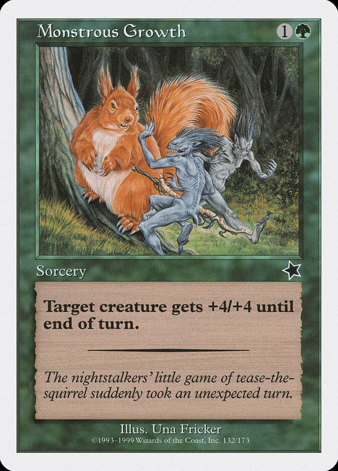 Monstrous Growth [Starter 1999] MTG Single Magic: The Gathering  | Multizone: Comics And Games