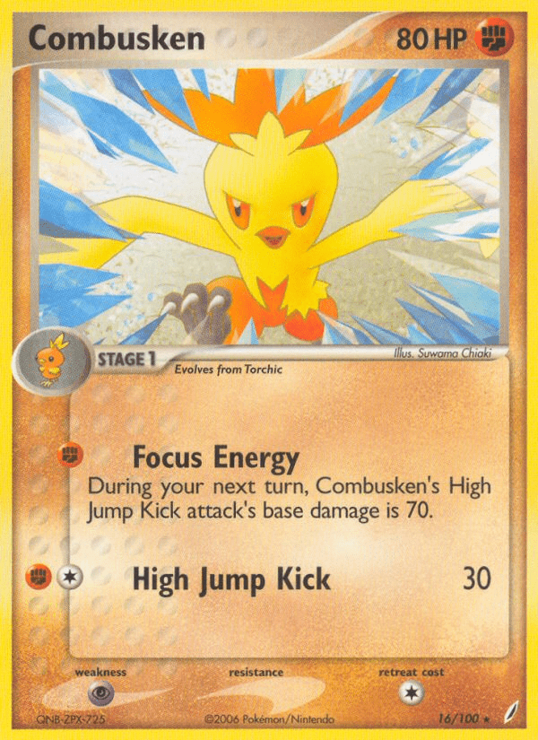 Combusken (16/100) [EX: Crystal Guardians] Pokemon Single Pokémon  | Multizone: Comics And Games