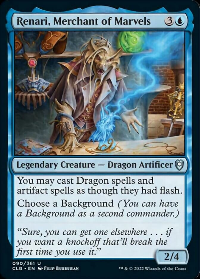 Renari, Merchant of Marvels [Commander Legends: Battle for Baldur's Gate] MTG Single Magic: The Gathering  | Multizone: Comics And Games