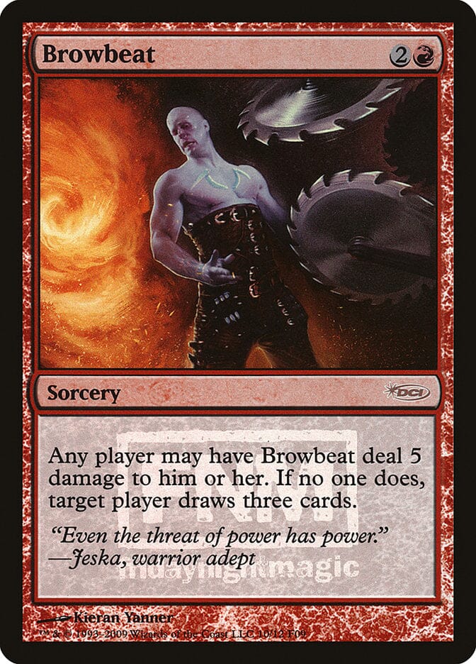Browbeat [Friday Night Magic 2009] MTG Single Magic: The Gathering  | Multizone: Comics And Games