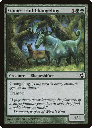 Game-Trail Changeling [Morningtide] MTG Single Magic: The Gathering  | Multizone: Comics And Games