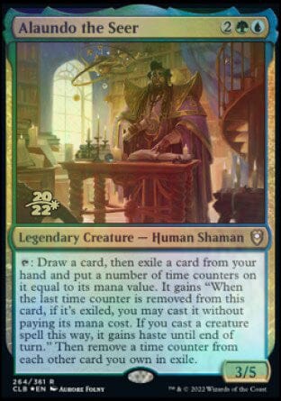 Alaundo the Seer [Commander Legends: Battle for Baldur's Gate Prerelease Promos] MTG Single Magic: The Gathering  | Multizone: Comics And Games