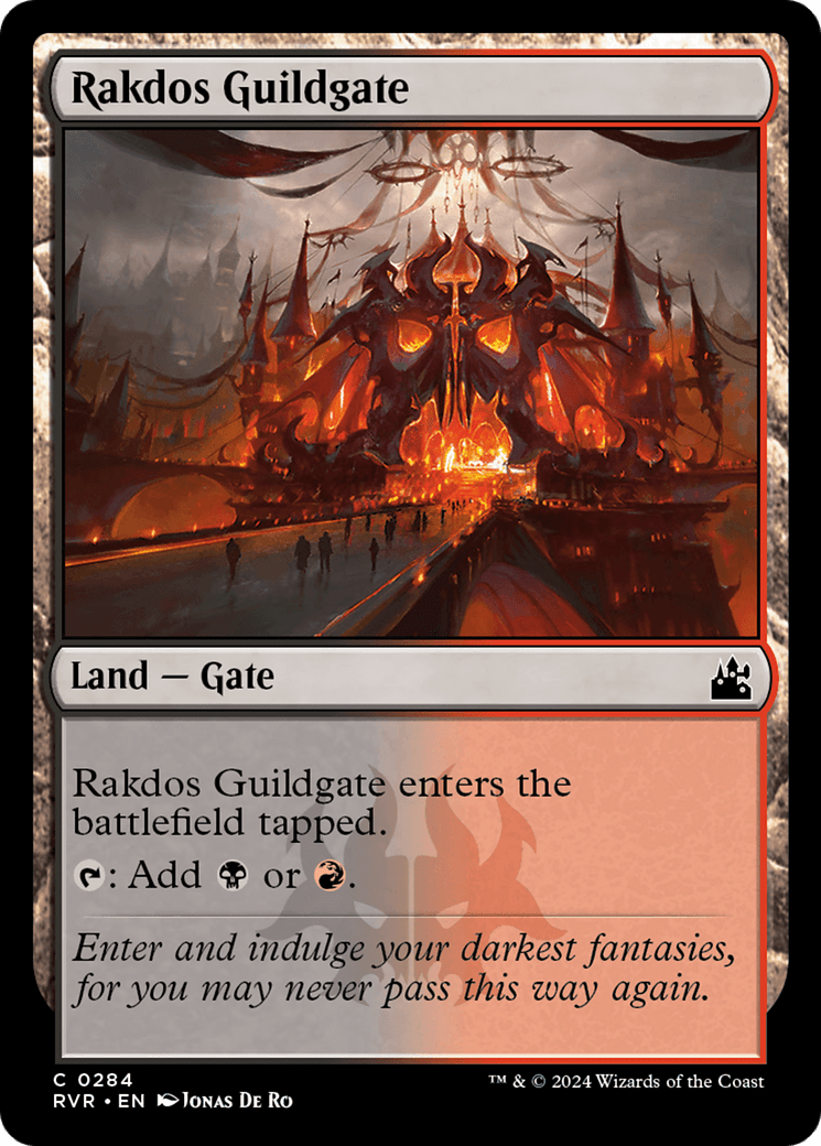 Rakdos Guildgate [Ravnica Remastered] MTG Single Magic: The Gathering  | Multizone: Comics And Games