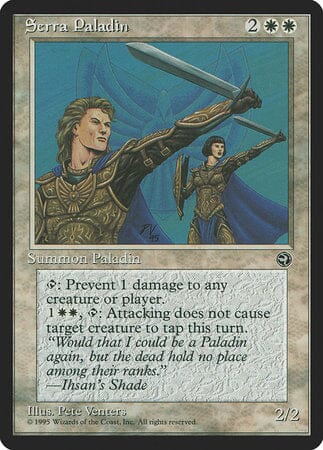 Serra Paladin [Homelands] MTG Single Magic: The Gathering  | Multizone: Comics And Games