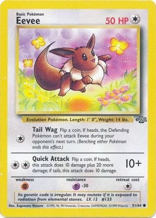 Eevee (51/64) [Jungle Unlimited] Pokemon Single Pokémon  | Multizone: Comics And Games