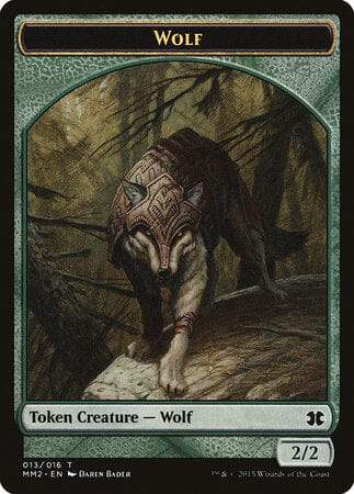 Wolf Token [Modern Masters 2015 Tokens] MTG Single Magic: The Gathering  | Multizone: Comics And Games