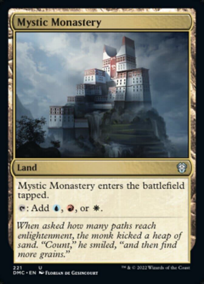 Mystic Monastery [Dominaria United Commander] MTG Single Magic: The Gathering  | Multizone: Comics And Games
