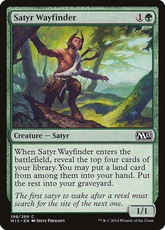 Satyr Wayfinder [Magic 2015] MTG Single Magic: The Gathering  | Multizone: Comics And Games