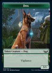 Treasure (017) // Dog Double-sided Token [Streets of New Capenna Tokens] MTG Single Magic: The Gathering  | Multizone: Comics And Games