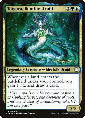 Tatyova, Benthic Druid [Dominaria Promos] MTG Single Magic: The Gathering  | Multizone: Comics And Games