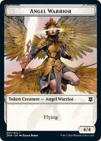 Angel Warrior // Copy Double-sided Token [Zendikar Rising Tokens] MTG Single Magic: The Gathering  | Multizone: Comics And Games