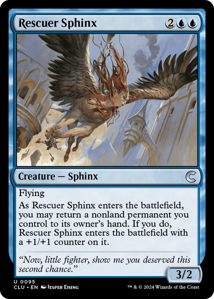 Rescuer Sphinx [Ravnica: Clue Edition] MTG Single Magic: The Gathering  | Multizone: Comics And Games