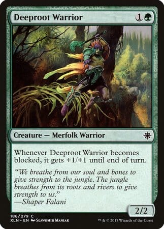 Deeproot Warrior [Ixalan] MTG Single Magic: The Gathering  | Multizone: Comics And Games