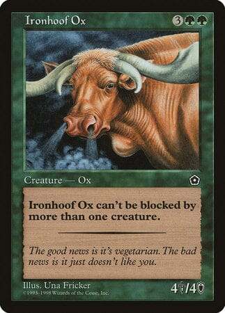 Ironhoof Ox [Portal Second Age] MTG Single Magic: The Gathering  | Multizone: Comics And Games