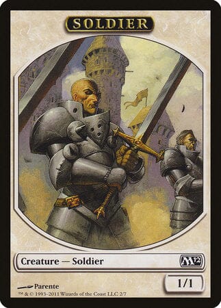 Soldier Token [Magic 2012 Tokens] MTG Single Magic: The Gathering  | Multizone: Comics And Games