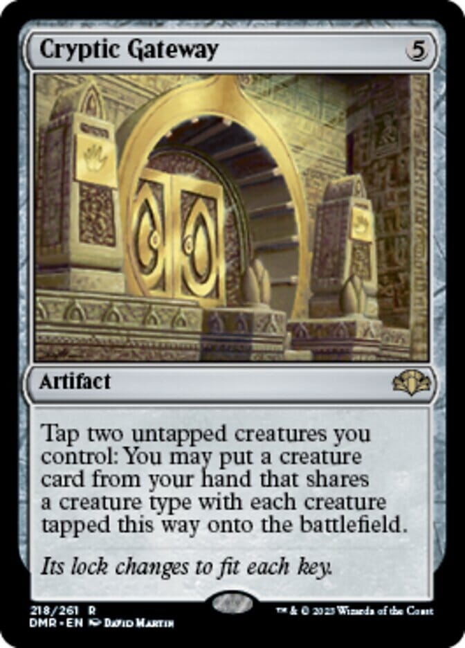 Cryptic Gateway [Dominaria Remastered] MTG Single Magic: The Gathering  | Multizone: Comics And Games