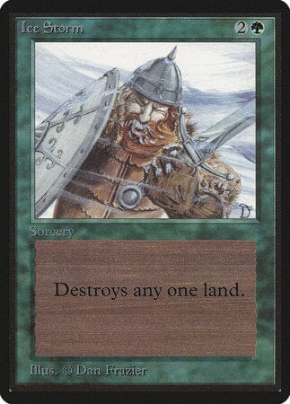 Ice Storm [Limited Edition Beta] MTG Single Magic: The Gathering  | Multizone: Comics And Games