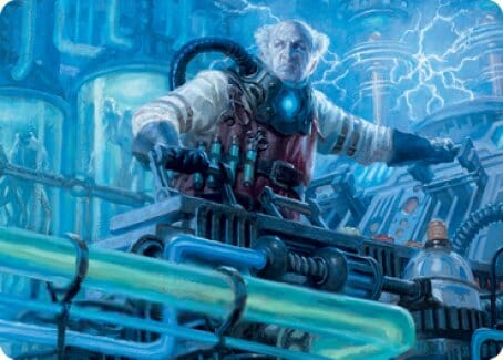 Ludevic, Necrogenius Art Card [Innistrad: Midnight Hunt Art Series] MTG Single Magic: The Gathering  | Multizone: Comics And Games