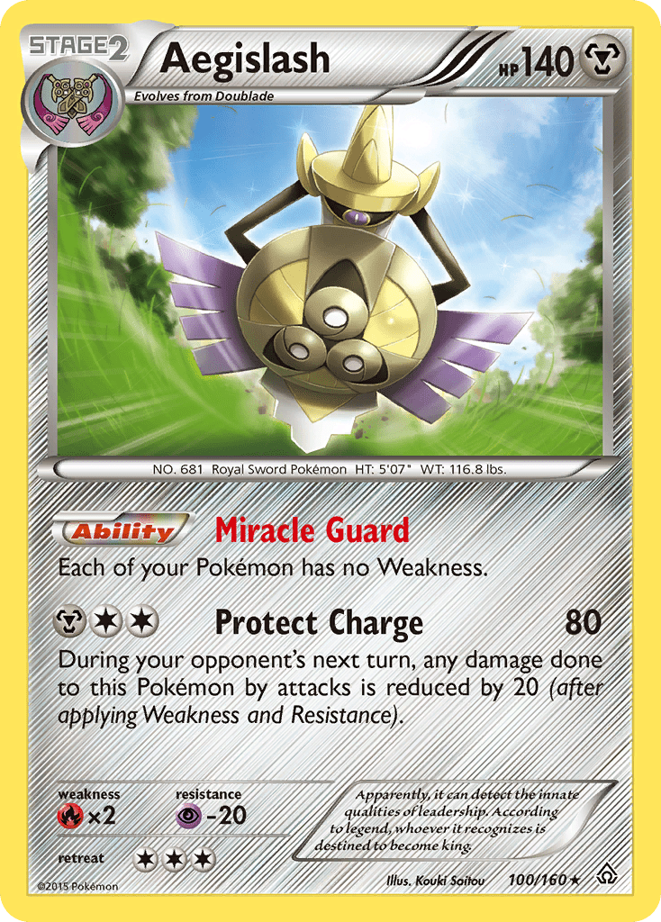 Aegislash (100/160) [XY: Primal Clash] Pokemon Single Pokémon  | Multizone: Comics And Games