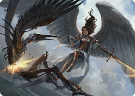 Destroy Evil Art Card [Dominaria United Art Series] MTG Single Magic: The Gathering  | Multizone: Comics And Games