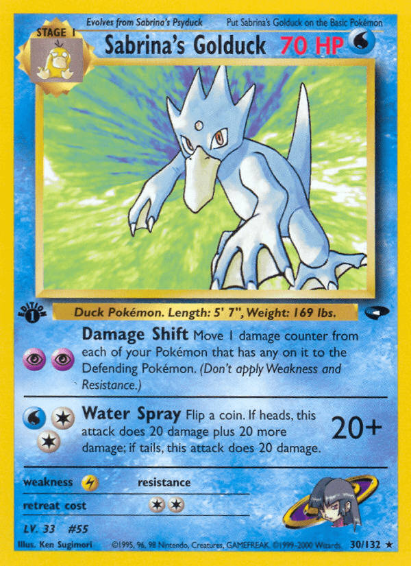 Sabrina's Golduck (30/132) [Gym Challenge 1st Edition] Pokemon Single Pokémon  | Multizone: Comics And Games
